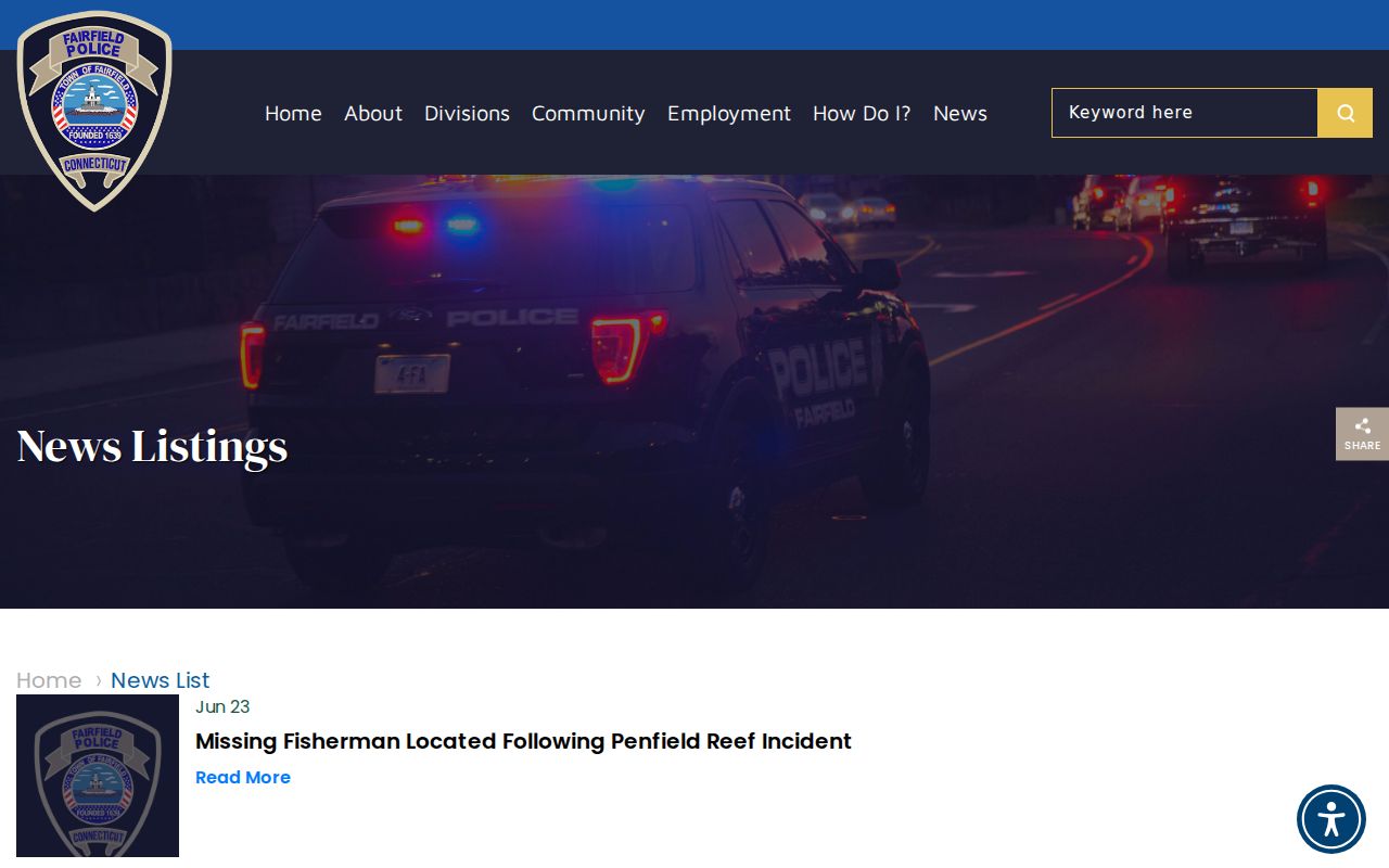 Fairfield arrest history official police public information releases