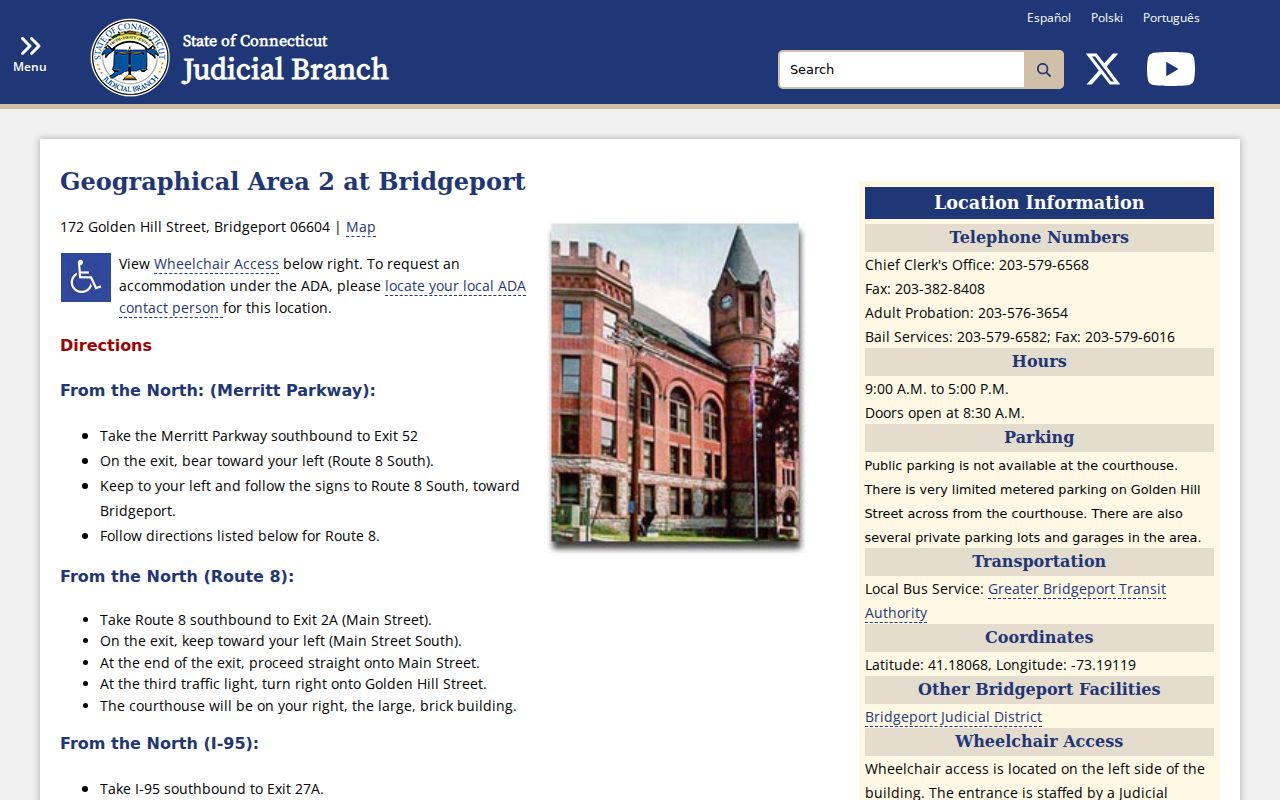Fairfield criminal court cases at Bridgeport GA 2